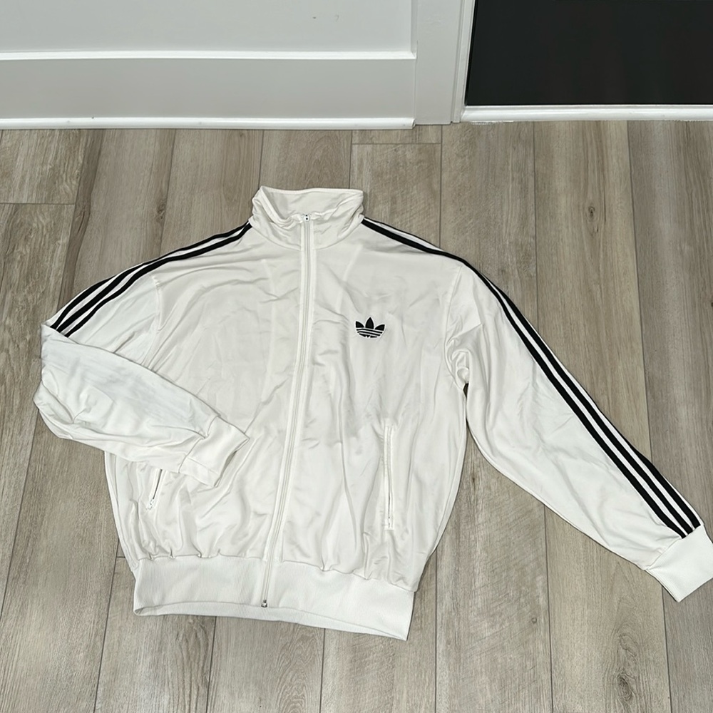 Adidas zip track jacket